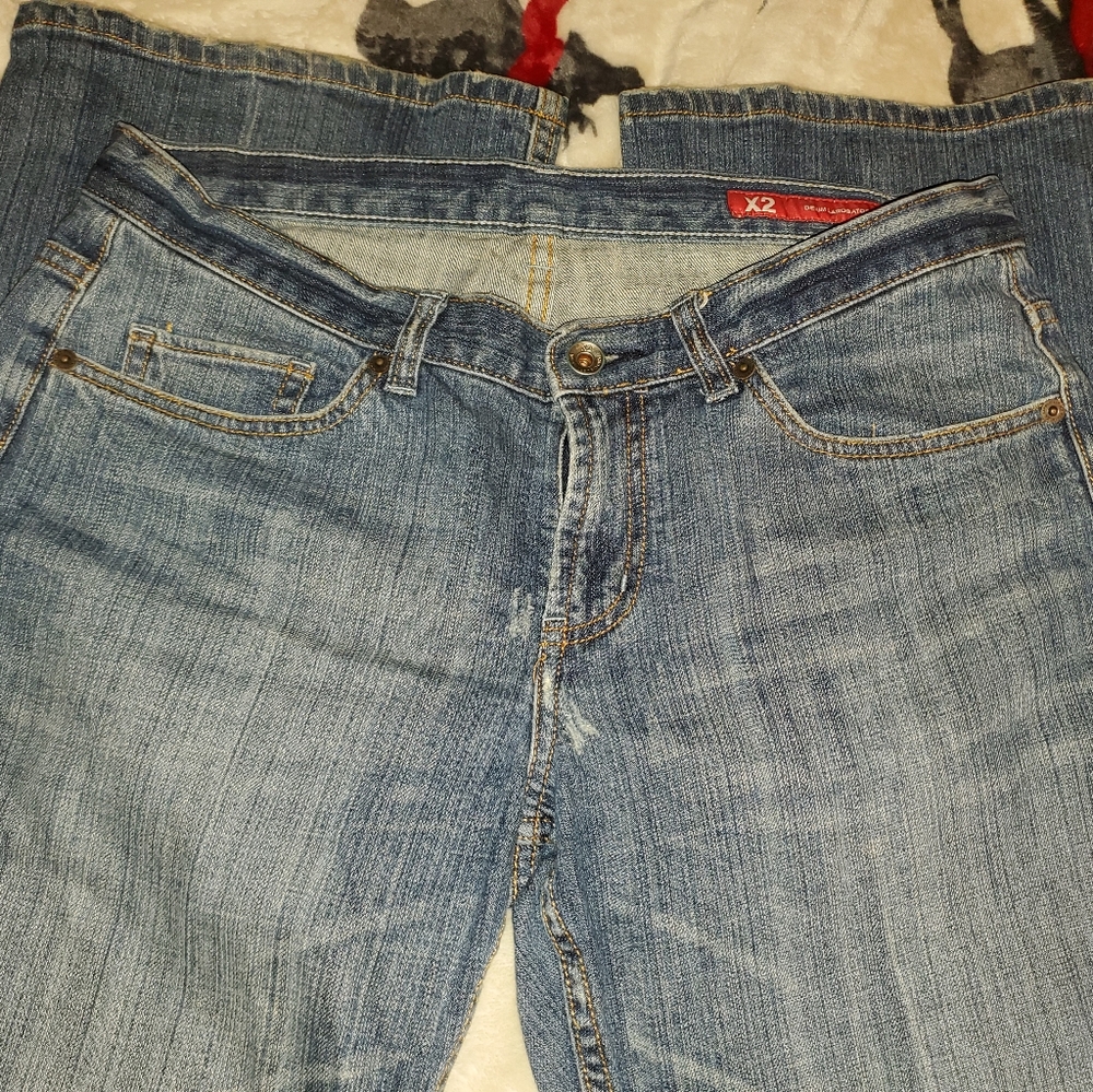 Womens Express Distress Jeans